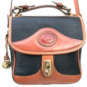 Dooney and Bourke AWL Vintage  Square Carrier Crossbody Messenger Bag EUC